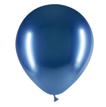 5'' Balloonia Latex Balloons Professional Line Brilliant Blue (100 Per Bag) - Image 4