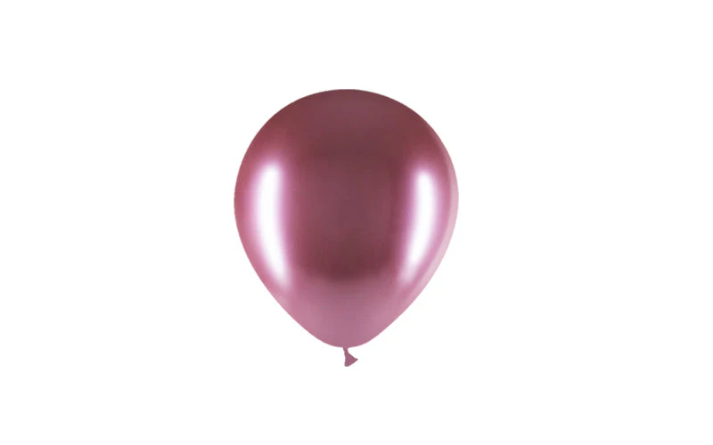 5'' Balloonia Latex Balloons Professional Line Brilliant Mauve (100 Per Bag) - Image 3