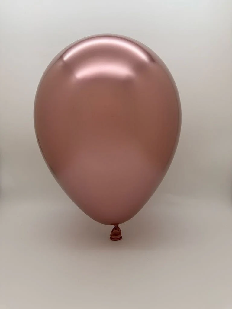 5'' Balloonia Latex Balloons Professional Line Brilliant Rose Gold (100 Per Bag) - Image 2