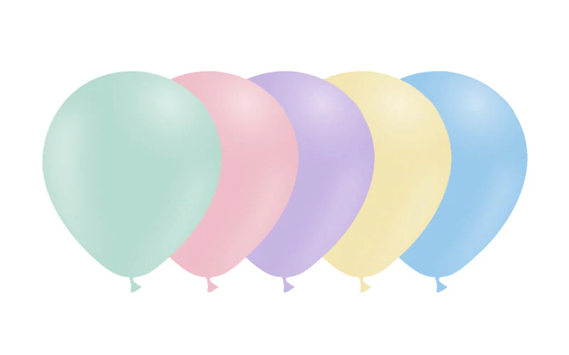 5'' Balloonia Latex Balloons Professional Line Matte Assorted (100 Per Bag) - Image 2