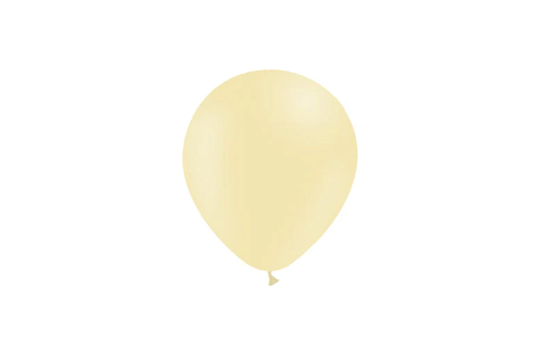 5'' Balloonia Latex Balloons Professional Line Matte Yellow (100 Per Bag) - Image 4