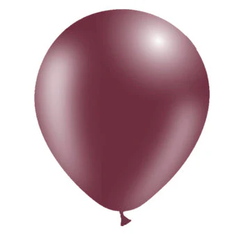 5'' Balloonia Latex Balloons Professional Line Standard Burgundy (100 Per Bag) - Image 2