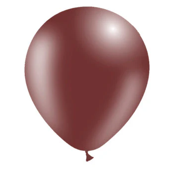 5'' Balloonia Latex Balloons Professional Line Standard Chocolate (100 Per Bag)