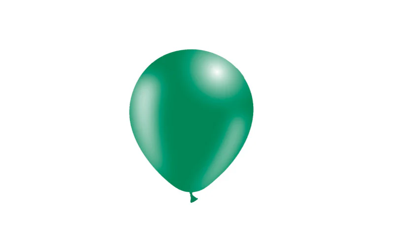 5'' Balloonia Latex Balloons Professional Line Standard Forest Green (100 Per Bag) - Image 3