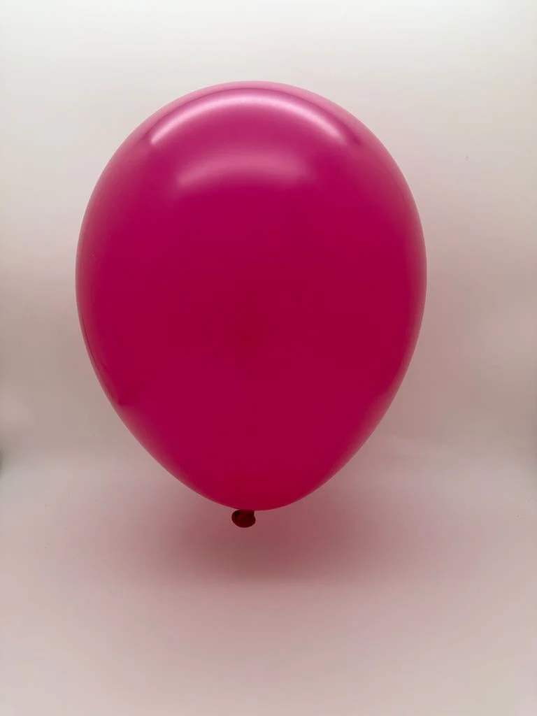 5'' Balloonia Latex Balloons Professional Line Standard Fuchsia (100 Per Bag) - Image 2