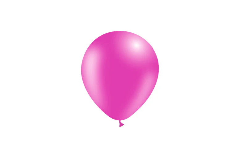 5'' Balloonia Latex Balloons Professional Line Standard Fuchsia (100 Per Bag) - Image 3