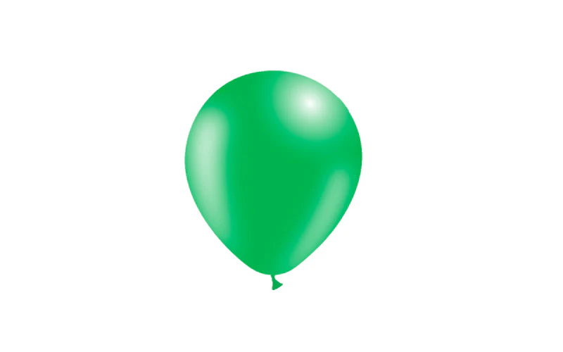 5'' Balloonia Latex Balloons Professional Line Standard Green (100 Per Bag) - Image 3