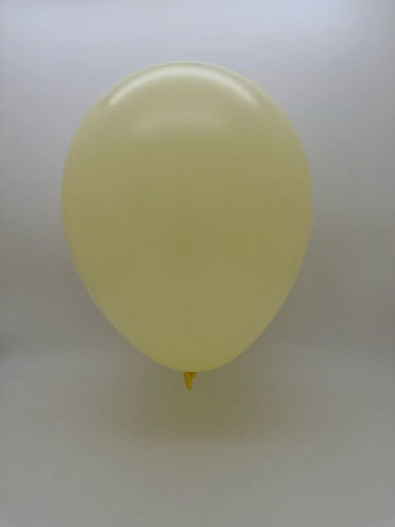5'' Balloonia Latex Balloons Professional Line Standard Ivory (100 Per Bag) - Image 3