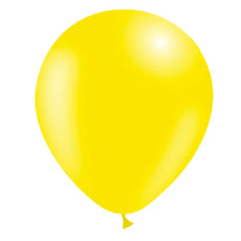 5'' Balloonia Latex Balloons Professional Line Standard Lemon (100 Per Bag) - Image 2