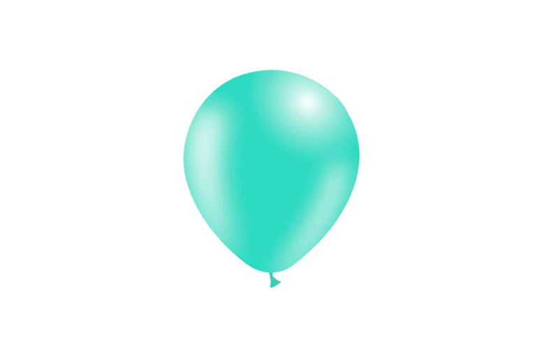 5'' Balloonia Latex Balloons Professional Line Standard Mint Green (100 Per Bag) - Image 3