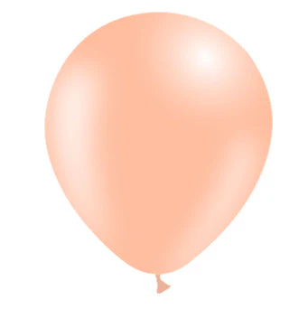 5'' Balloonia Latex Balloons Professional Line Standard Peach (100 Per Bag) - Image 3