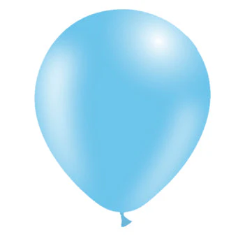 5'' Balloonia Latex Balloons Professional Line Standard Sky Blue (100 Per Bag)