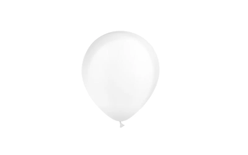 5'' Balloonia Latex Balloons Professional Line Standard Transparent (100 Per Bag) - Image 3