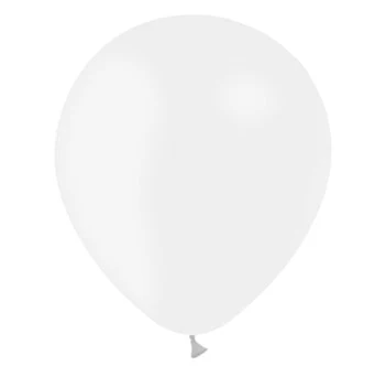 5'' Balloonia Latex Balloons Professional Line Standard White (100 Per Bag)