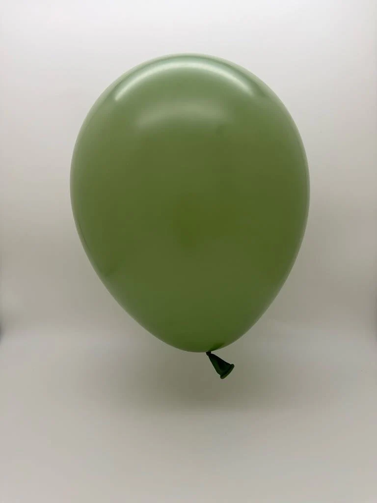 5'' Balloonia Latex Balloons Professional Line Vintage Vintage Green (100 Per Bag) - Image 2