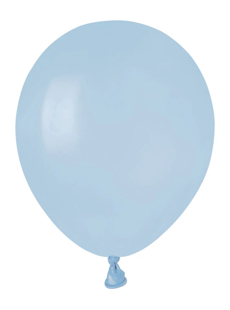 5" Gemar Latex Balloons (Bag of 100) Standard Powder Blue