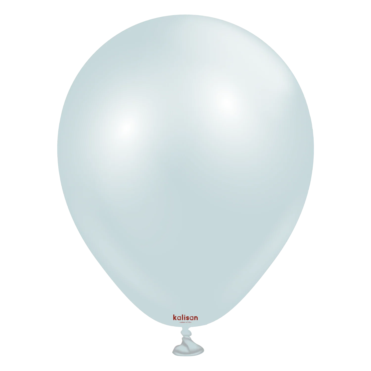 5" Kalisan Brand Latex Balloons Aura Ice Blue (50 Per Bag)