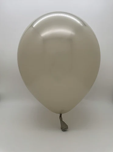 5" Kalisan Brand Latex Balloons Aura Ivory White (50 Per Bag) - Image 2
