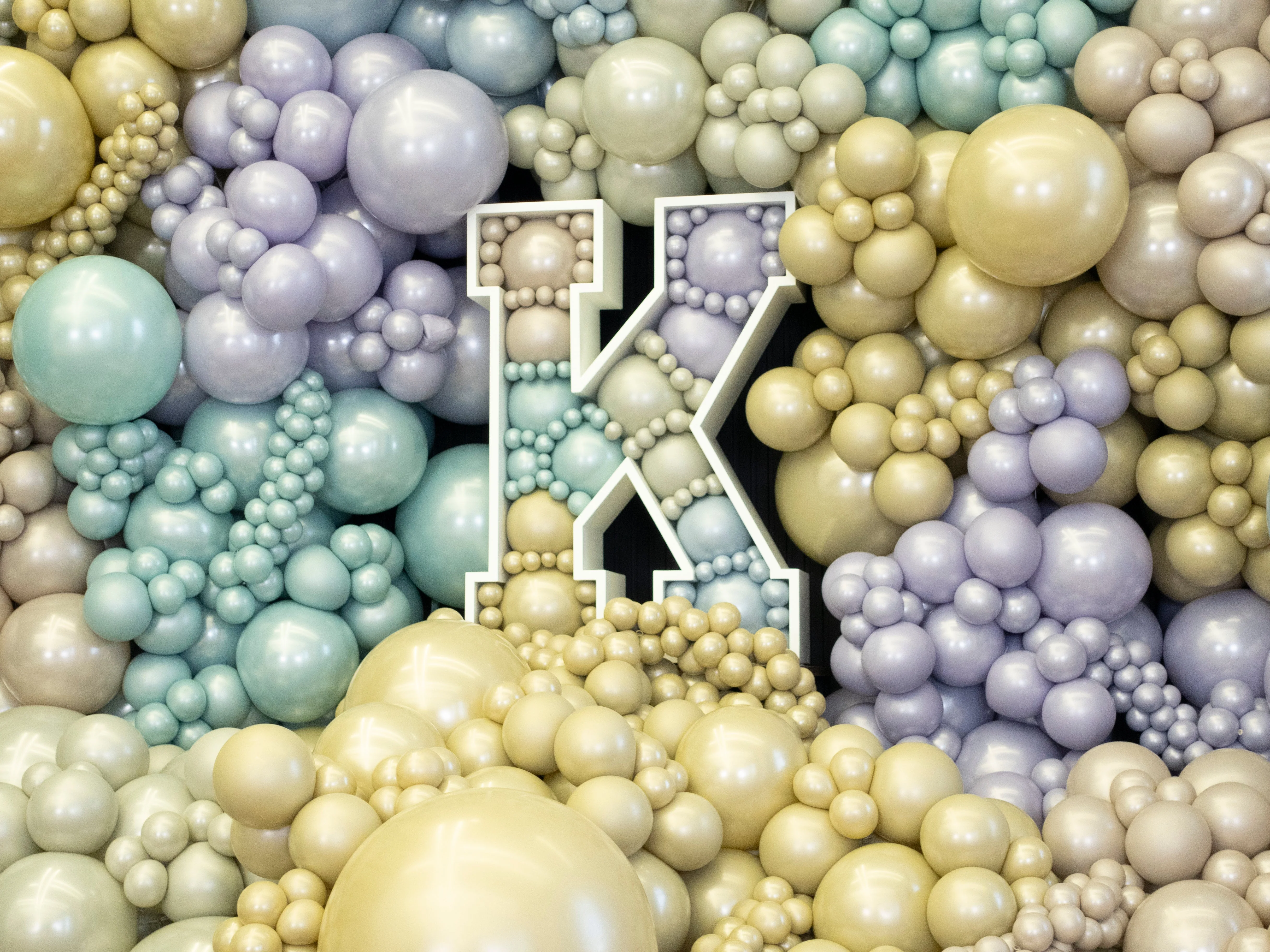 5" Kalisan Brand Latex Balloons Aura Ivory White (50 Per Bag) - Image 33