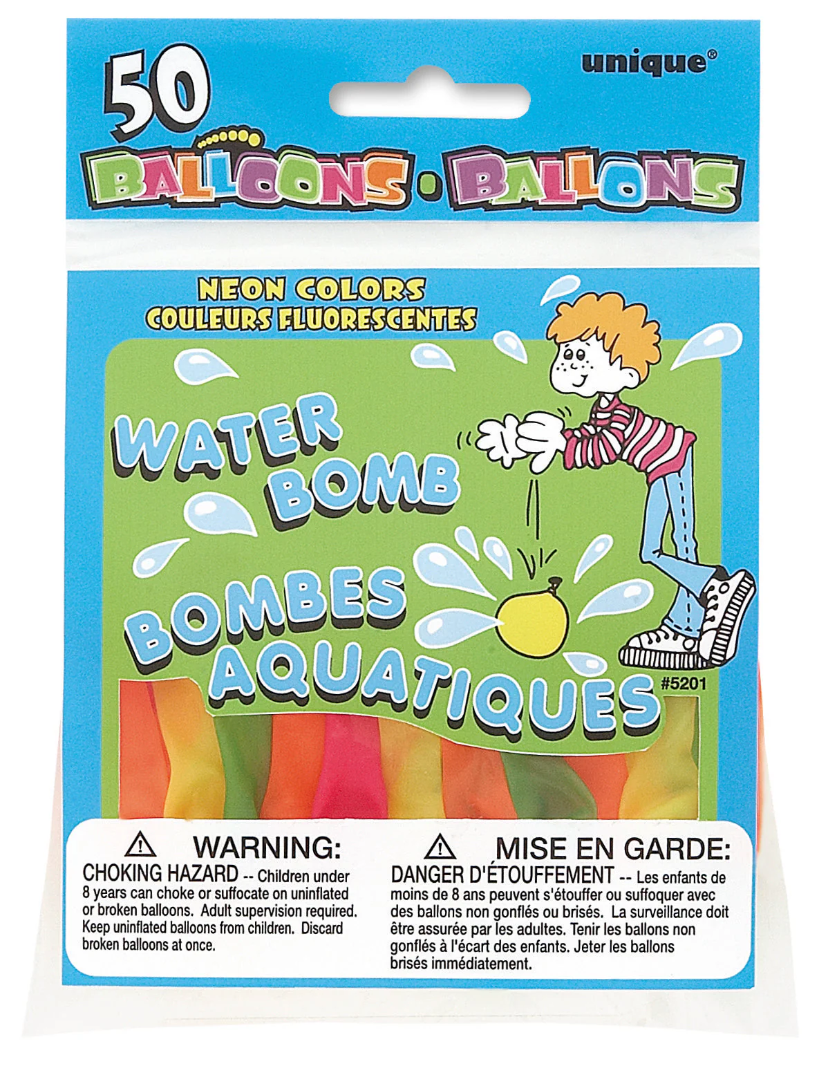 (50 Count) Neon Water Balloons