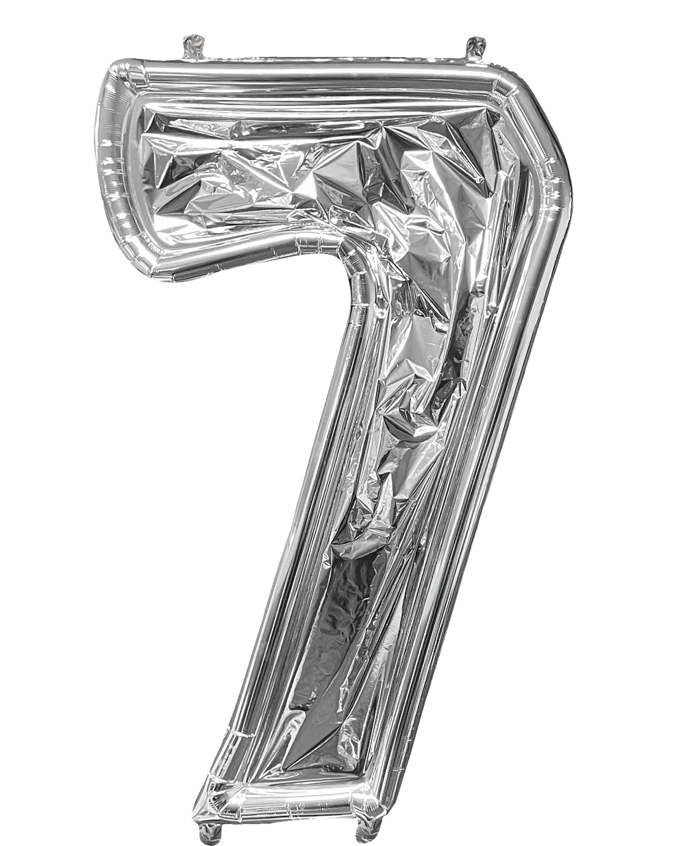 50" Balloon Formz BalloonFormz Number 7 Silver Foil Balloon