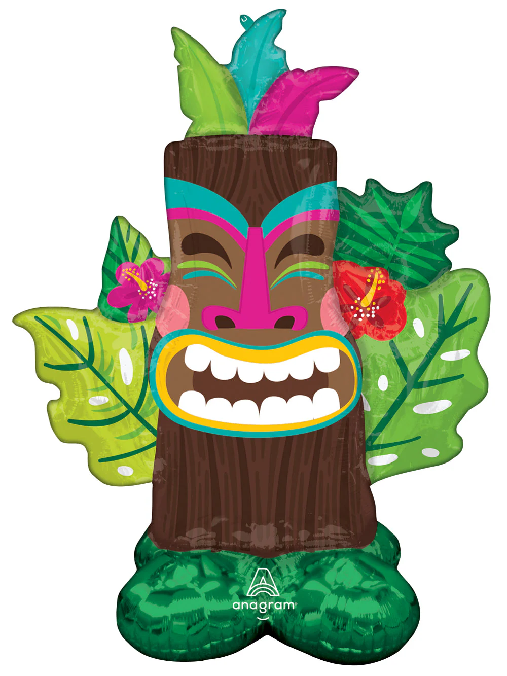 53" Airloonz Consumer Inflatable Tiki Foil Balloon