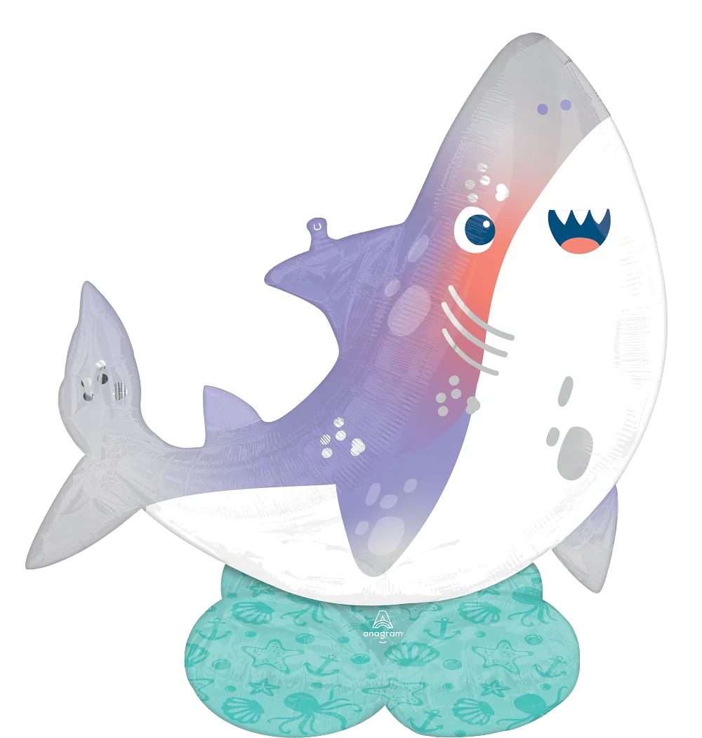 54" Consumer Inflatable AirLoonz Shark Party Foil Balloon