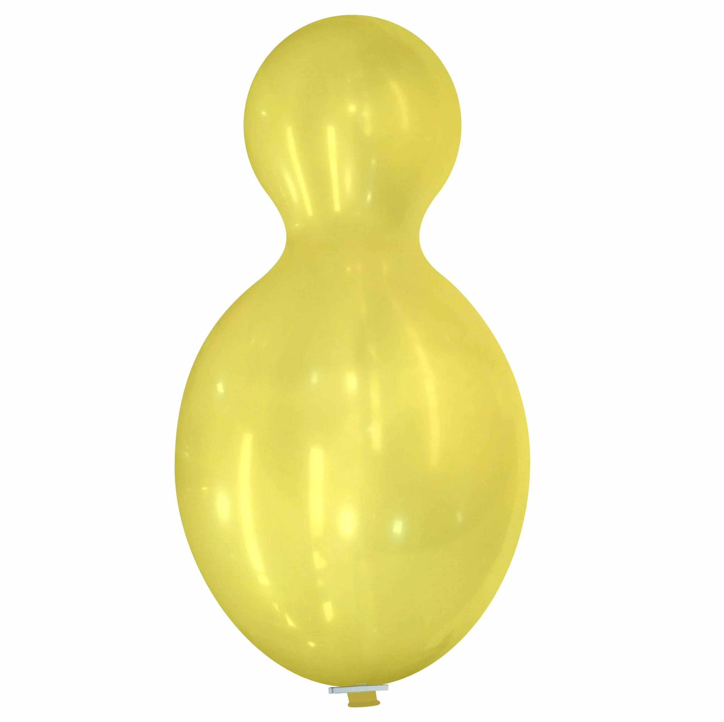 59" Doll Cattex Brand Crystal Yellow Latex Balloons