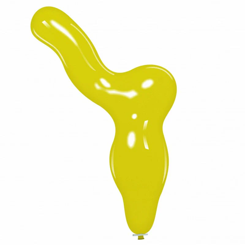 59" Elephant Cattex Brand Standard Yellow Latex Balloons