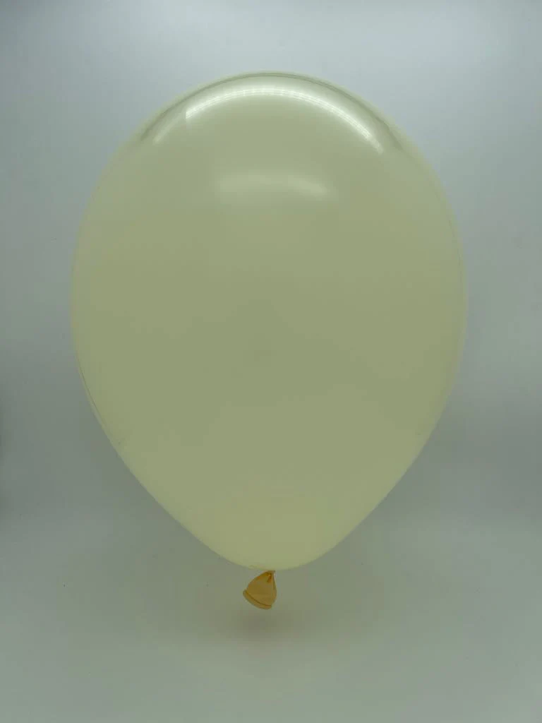 6" Deco Ivory Decomex Linking Latex Balloons (100 Per Bag) - Image 2