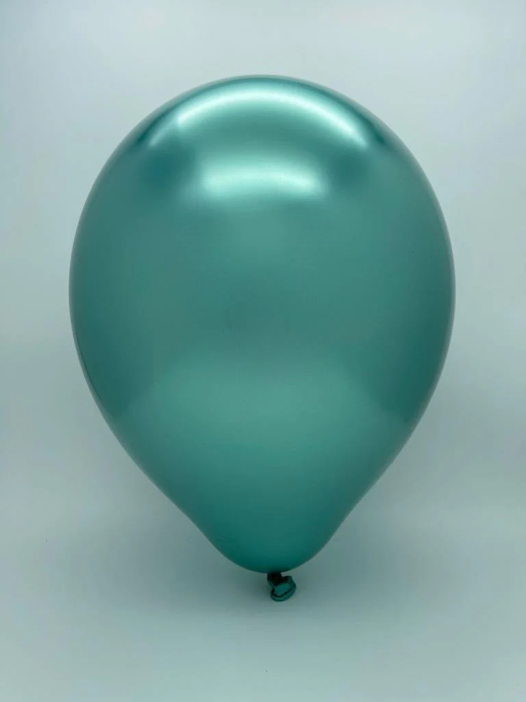 5" Decomex Luster Latex Balloons (50 Per Bag) Green - Image 2