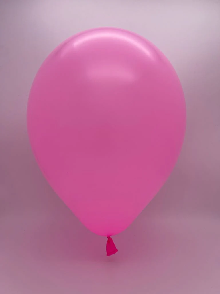 6" Standard Pink Decomex Linking Latex Balloons (100 Per Bag) - Image 2