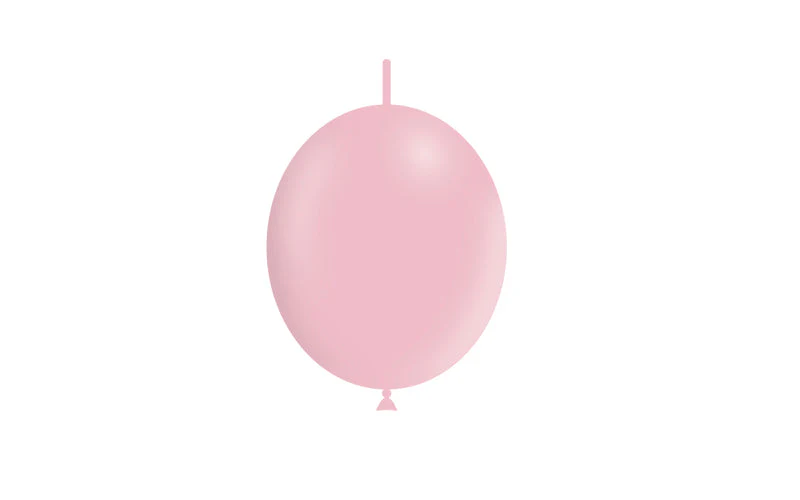 6'' Balloonia Brand Professional Line Latex Balloons Decolink Matte Baby Pink (100 Per Bag) - Image 3