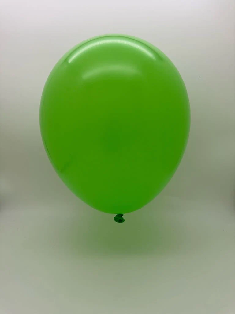 6'' Balloonia Brand Professional Line Latex Balloons Decolink Standard Apple Green (100 Per Bag) - Image 2