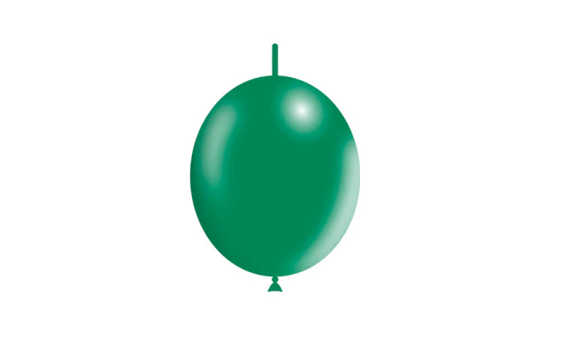 6'' Balloonia Brand Professional Line Latex Balloons Decolink Standard Forest Green (100 Per Bag) - Image 3