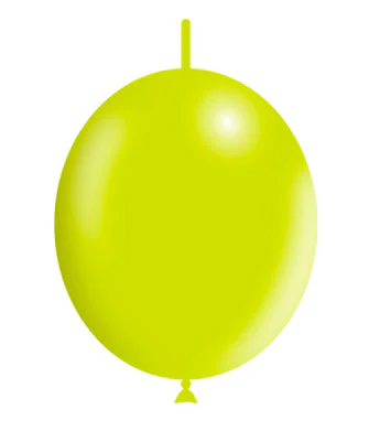 6'' Balloonia Brand Professional Line Latex Balloons Decolink Standard Lime Green (100 Per Bag)