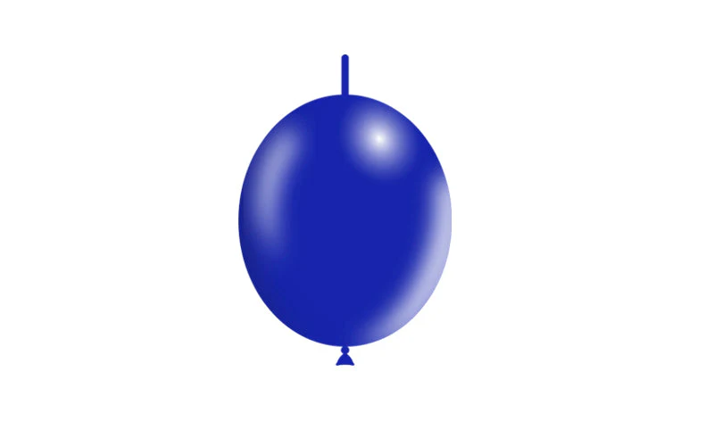 6'' Balloonia Brand Professional Line Latex Balloons Decolink Standard Navy Blue (100 Per Bag) - Image 3