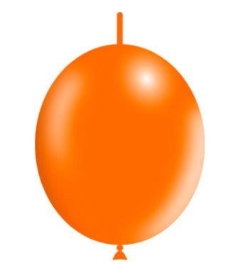 6'' Balloonia Brand Professional Line Latex Balloons Decolink Standard Orange (100 Per Bag)