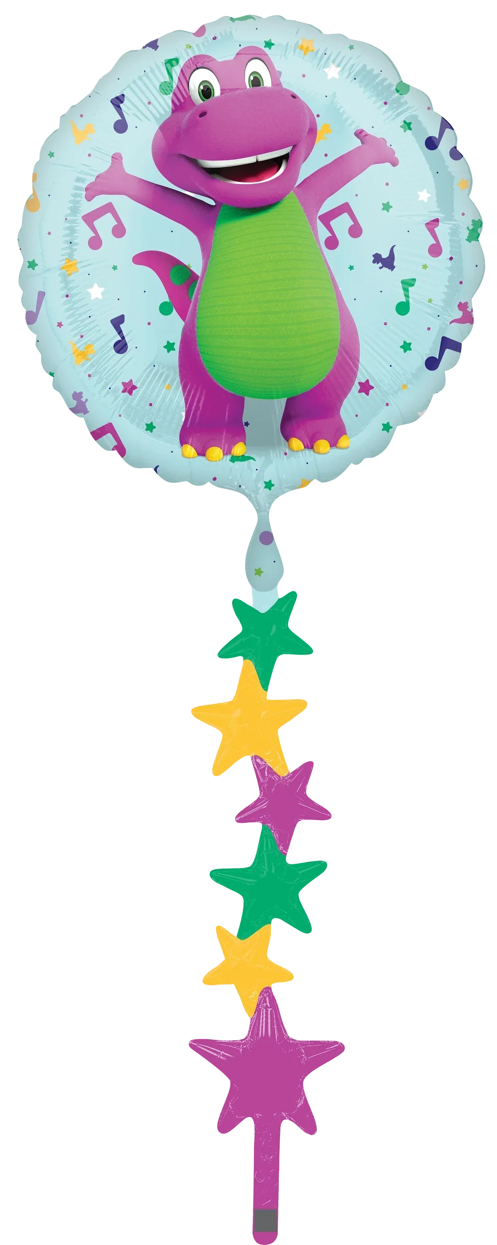 67" AirWalkers Barney Foil Balloon