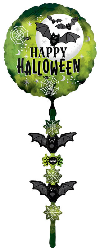 69" AirWalkers Glow Batty Foil Balloon