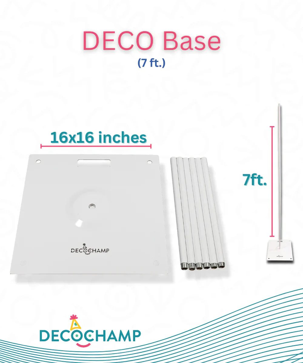 7 Foot Decochamp Decobase (16" X 16") 9.57 LBS - Image 2