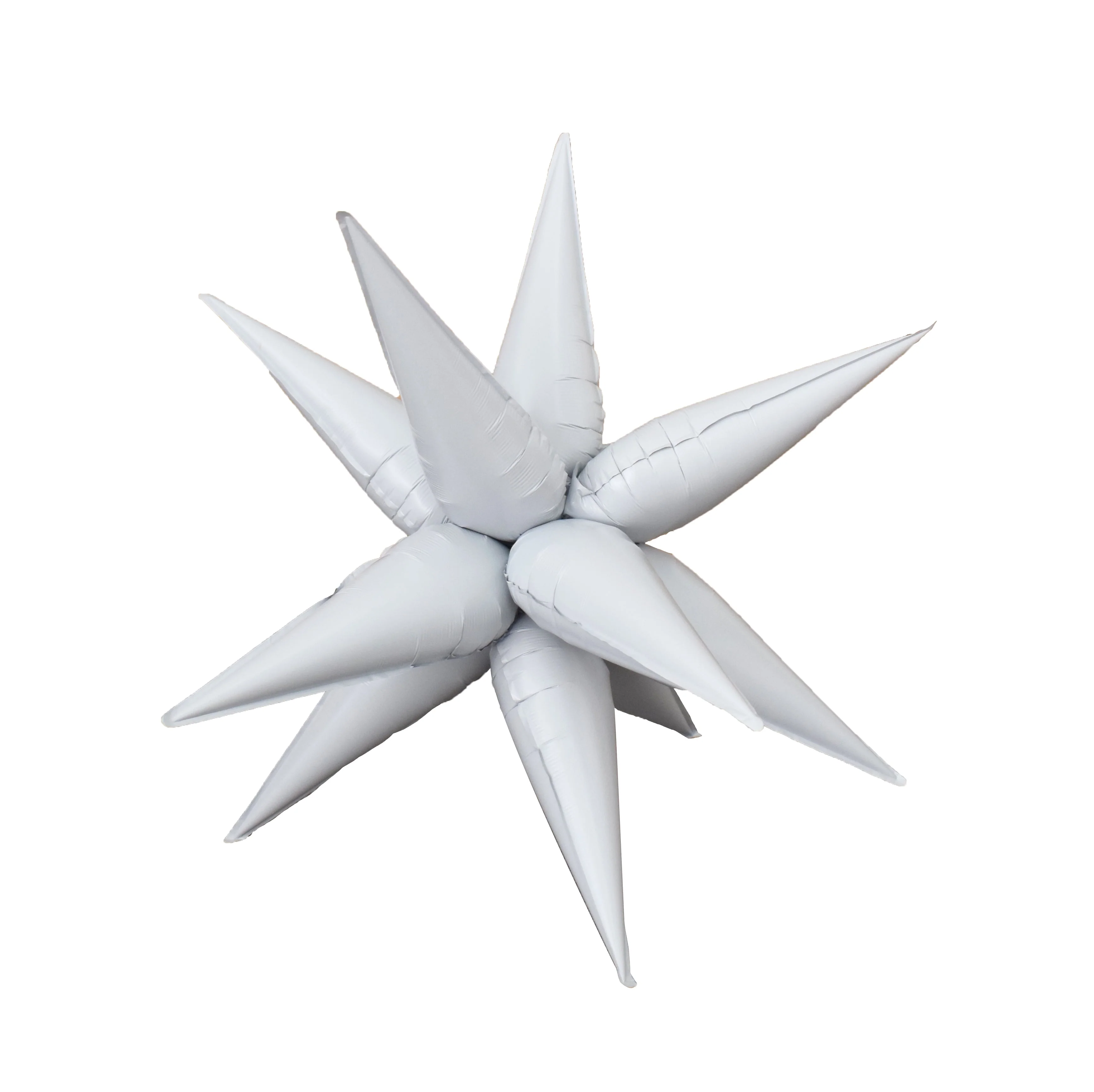 40" Colour Wheel Brand Foil Starbust Balloon White