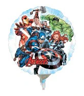 9" Airfill Only Avengers Balloon (Sticks Sold Separately)