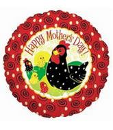 9" Airfill Only (Sticks Sold Separately) Balloon ROOSTER MOTHER's DAY
