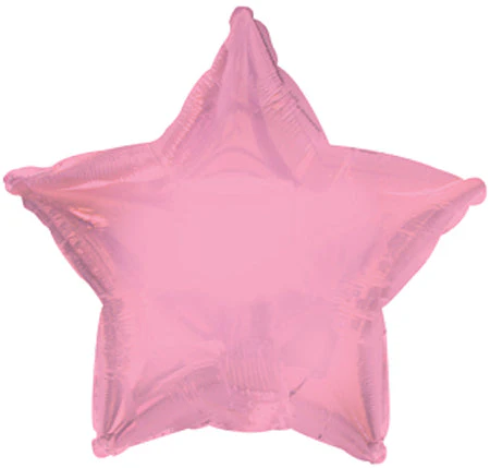 9" Airfill Only (Sticks Sold Separately) CTI Pink Star Balloon