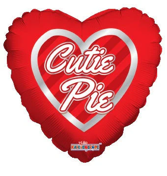 9" Airfill Only (Sticks Sold Separately) Cutie Pie Hearts Wreath Balloon