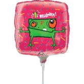 9" Airfill Only (Sticks Sold Separately) Frog Mejorate Balloon