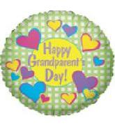 9" Airfill Only (Sticks Sold Separately) Happy Grandparent's Day Hearts Balloon