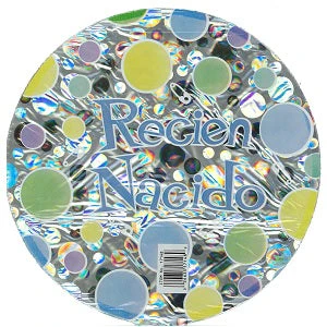 9" Airfill Only (Sticks Sold Separately) Holographic Recien Nacido Balloon (Spanish)