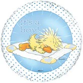 9" Airfill Only (Sticks Sold Separately) It's a Boy Witzy on Quilt Balloon